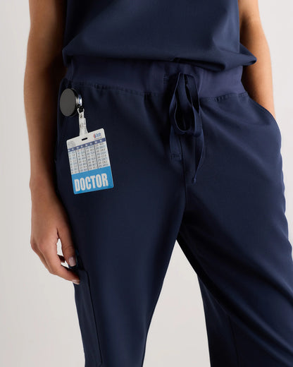 AeraFlex Scrub Cargo Pants - XS / Bold Black