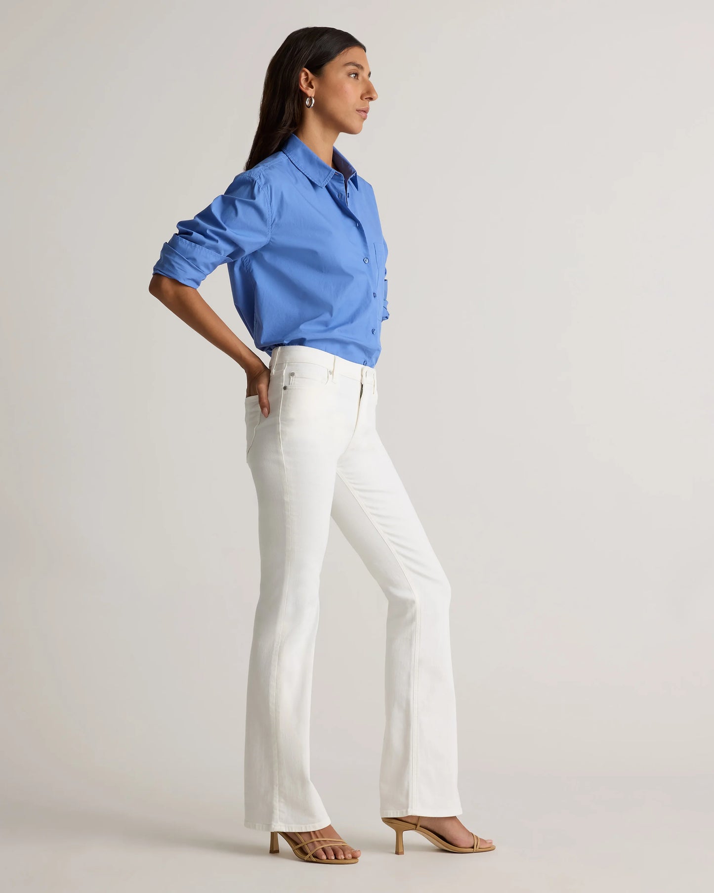 Luna Stretch Flare Jeans - 24 / Black