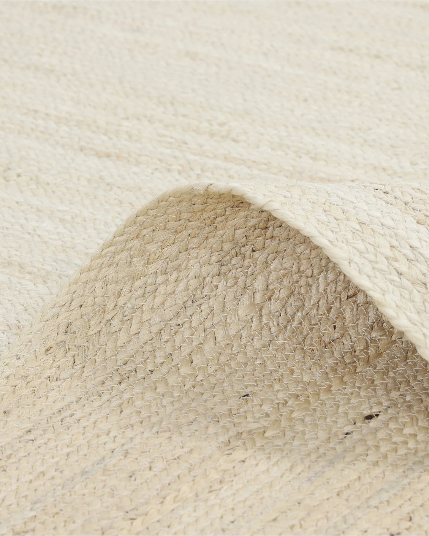Sol Hand-Braided Jute Rug - 5' x 8' / Natural