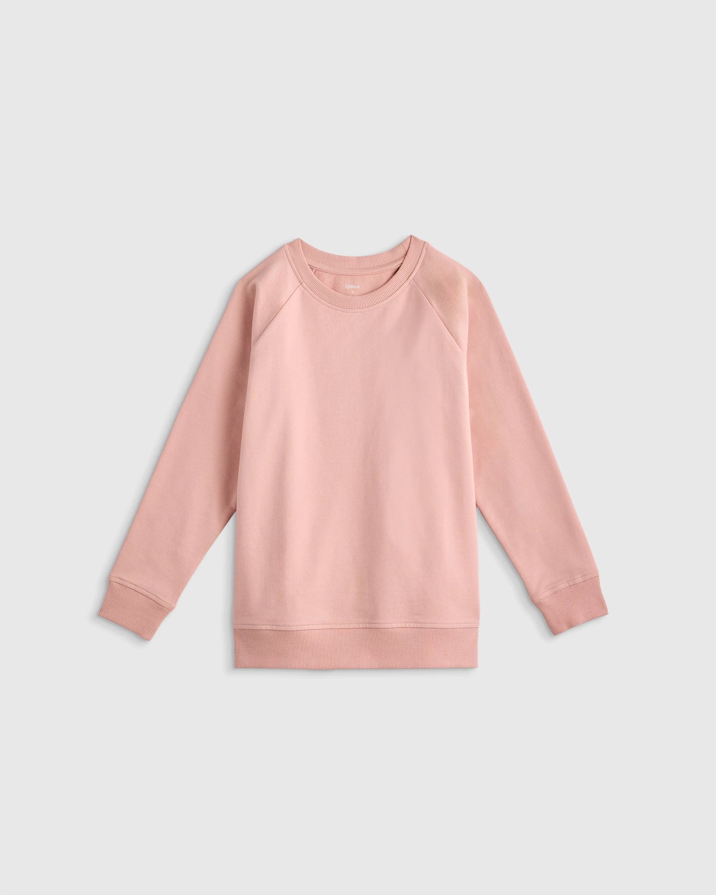 Organic Cotton French Terry Crew Neck Sweatshirt - 2T / Heart Graphic