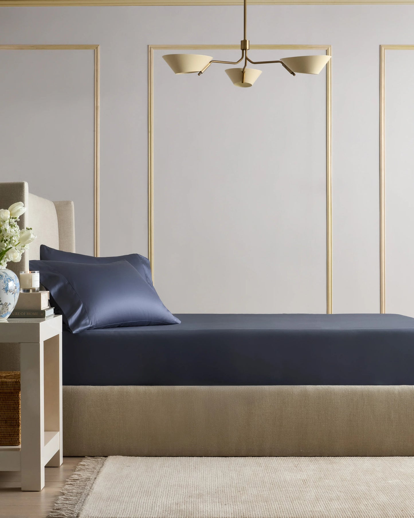 Signature Giza Cotton Sateen Fitted Sheet Set - Twin / Mineral