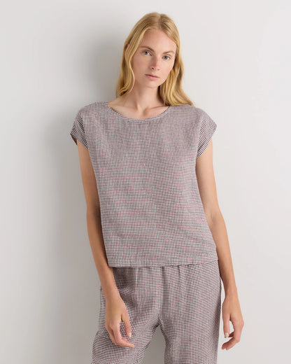 100% European Linen Pajama Set - XS / French Blue