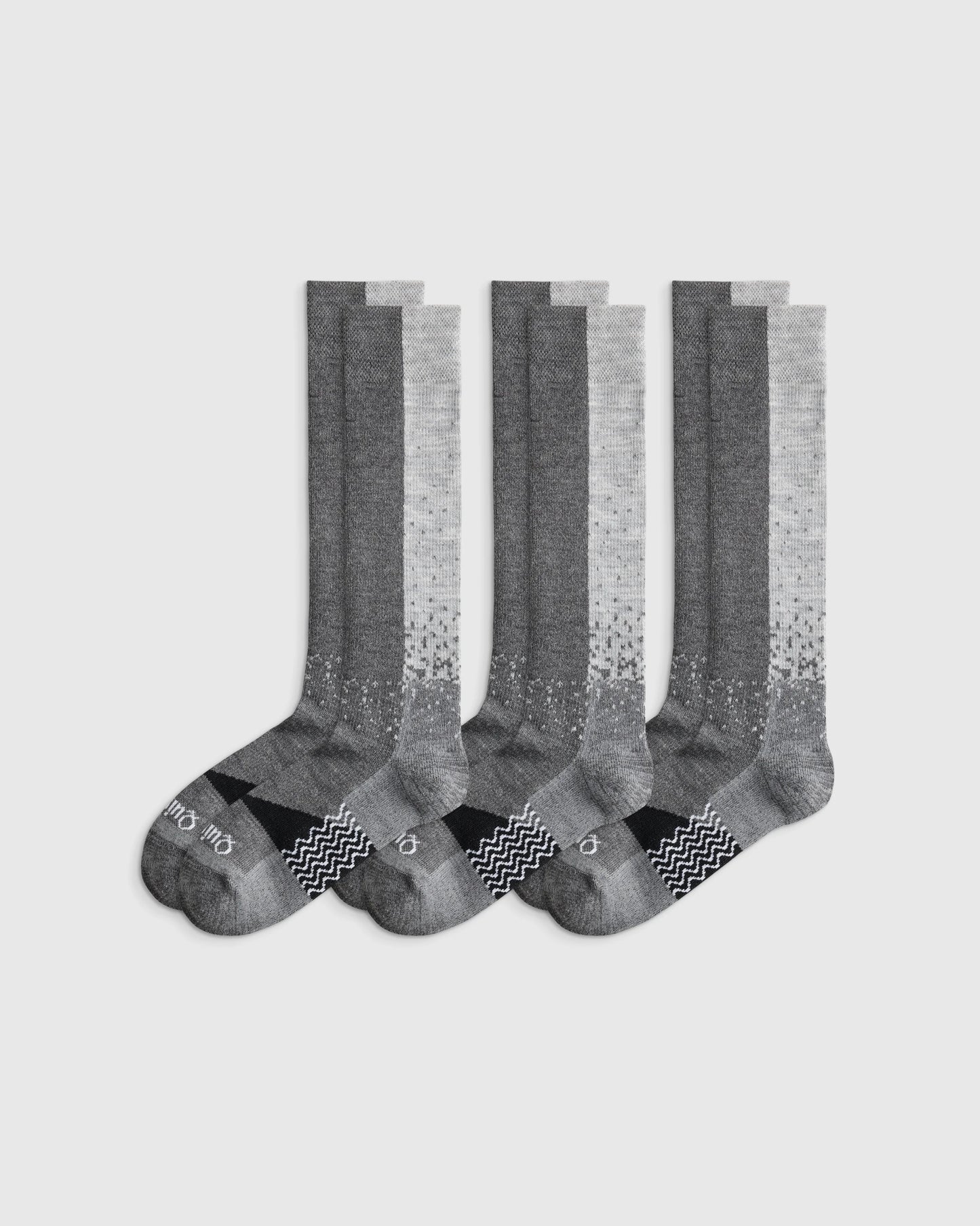 Alpaca Lightweight Ski Socks (3-Pack) - S / White/Navy