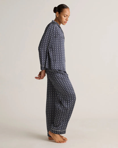 100% Washable Silk Satin Pajama Pant - XS / Toasted Almond