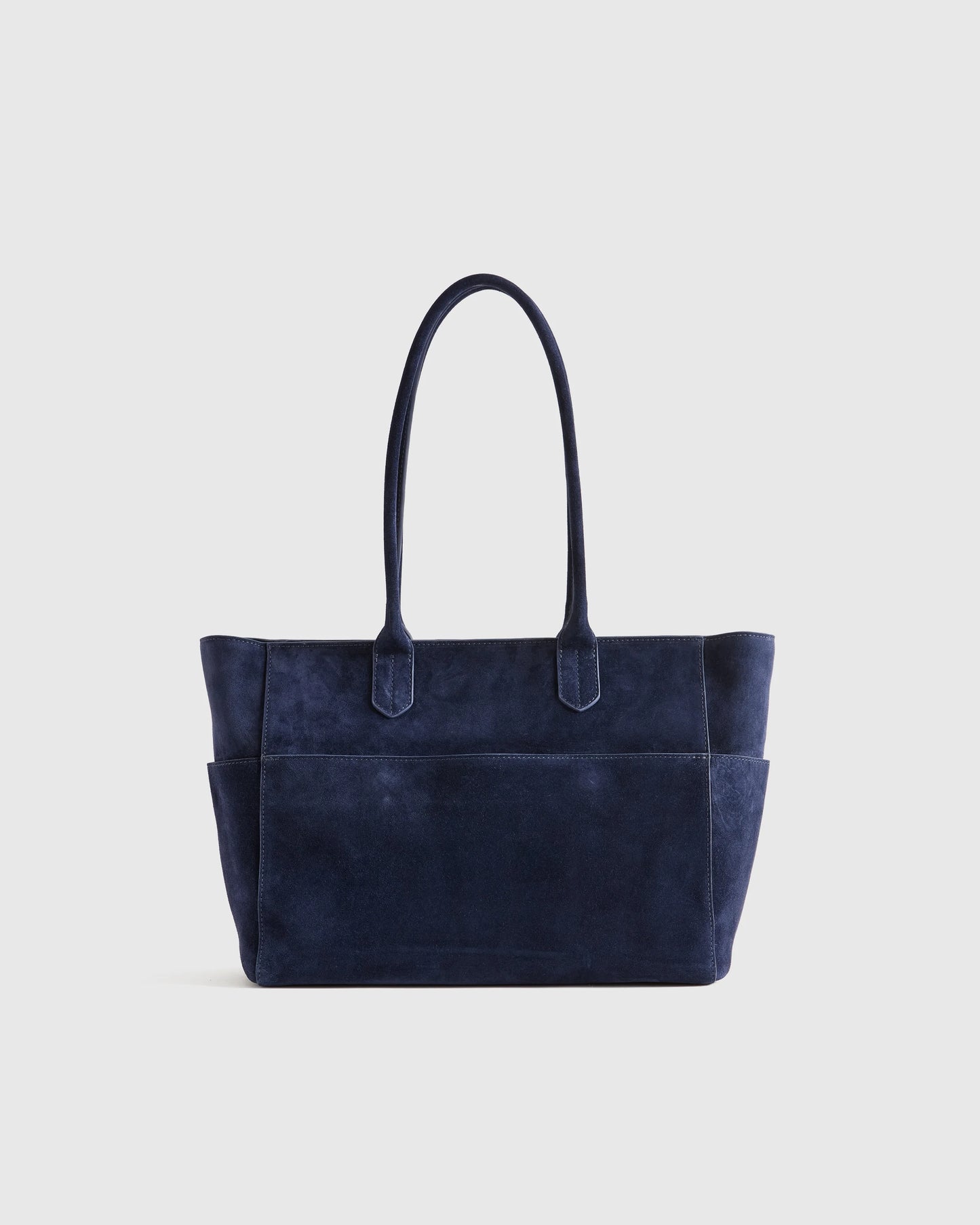 Hudson Suede Tote - One Size / Chocolate Brown