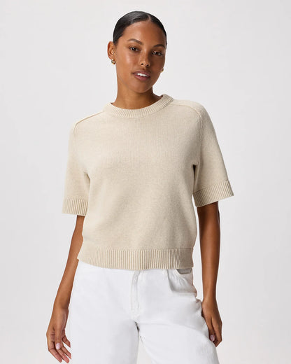 100% Organic Cotton Sweater Tee - XS / Navy