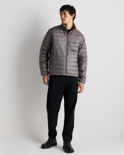 Lightweight Down Packable Puffer Jacket - XS / Overcast Grey