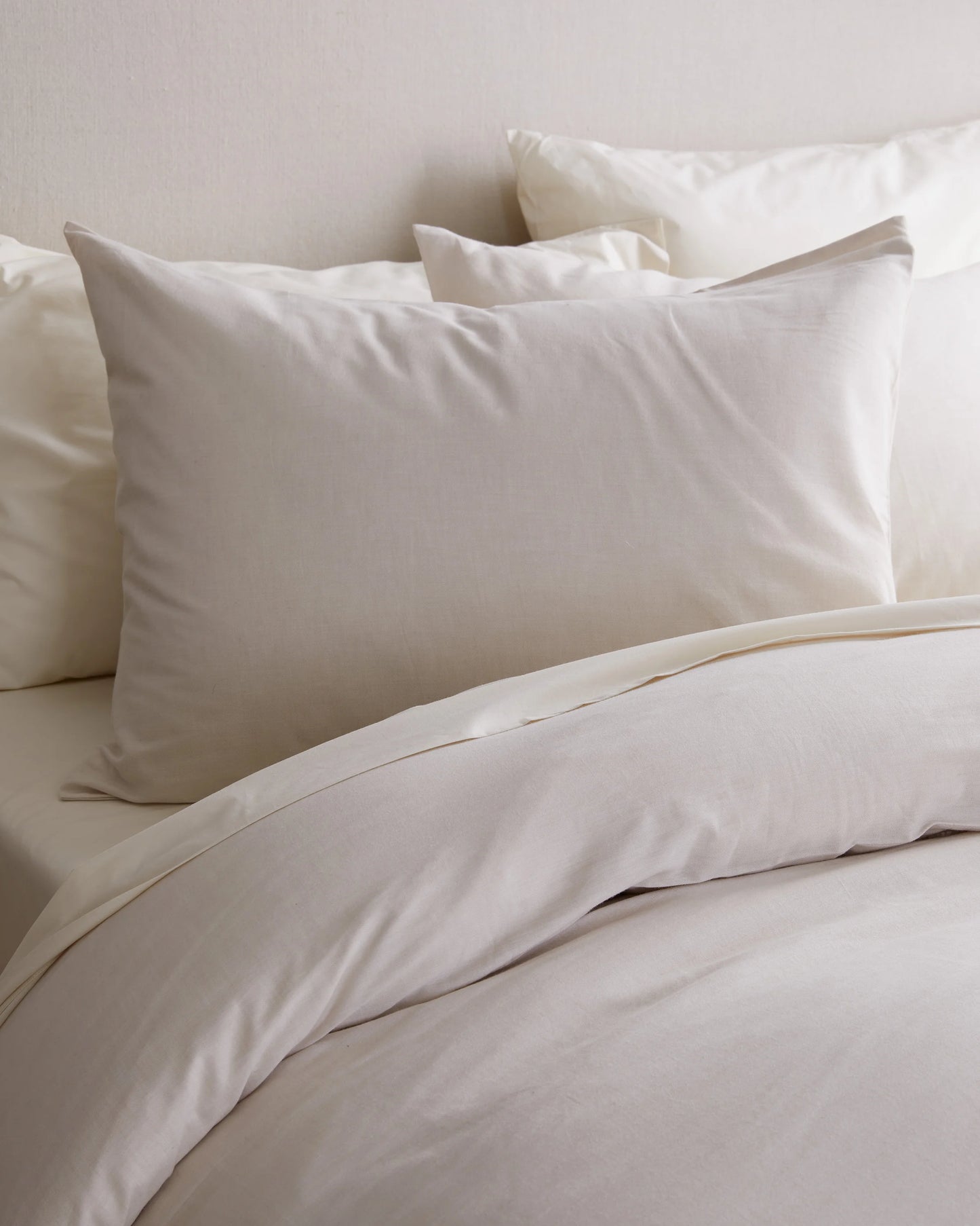 Mongolian Cashmere Cotton Sham Set - Standard / Grey