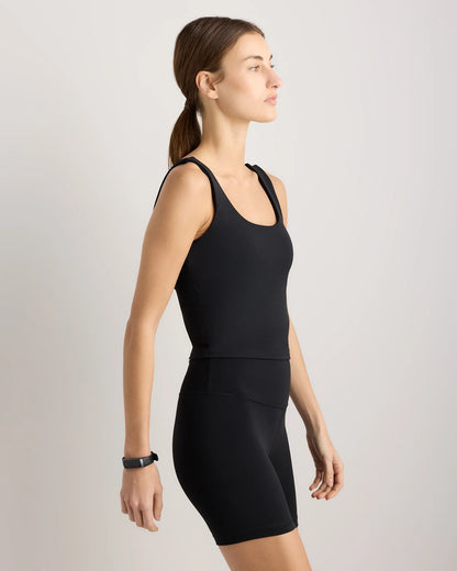 Power-Up Scoop Neck Bra Tank - XS / Classic White