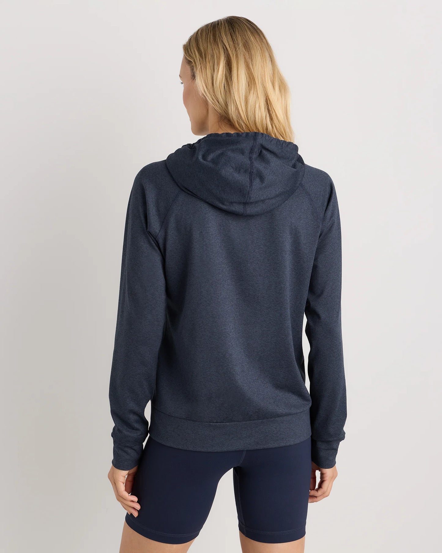 Flowknit Pullover Hoodie - XS / Heather Navy