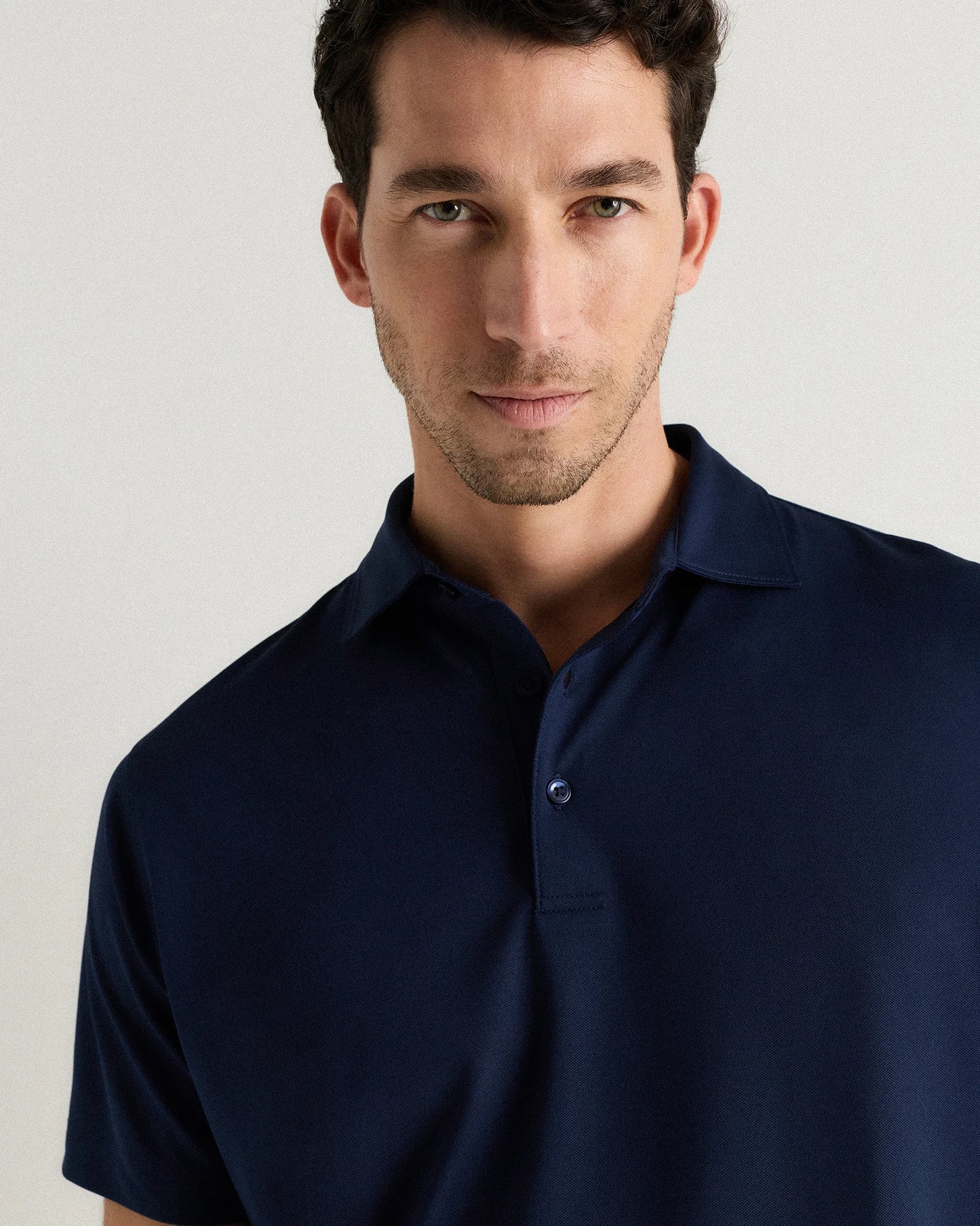 Performance Mesh Golf Polo - S / Navy