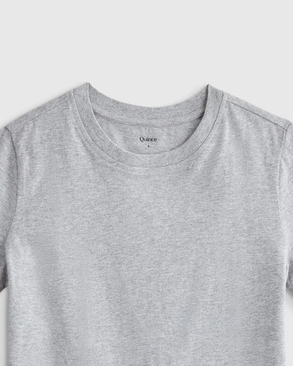 100% Organic Cotton Jersey Short Sleeve Tee - 6 / Dino Sketch