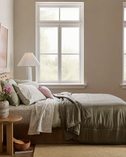 Bamboo Comforter - Twin / Soft Pink