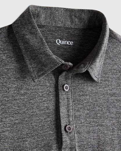 Flowknit Breeze Polo - 6 / Heather Ocean Navy