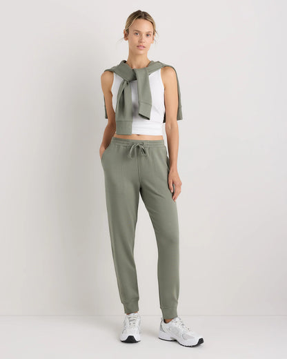 SuperSoft Fleece Joggers - XS / Smoked Thyme Green