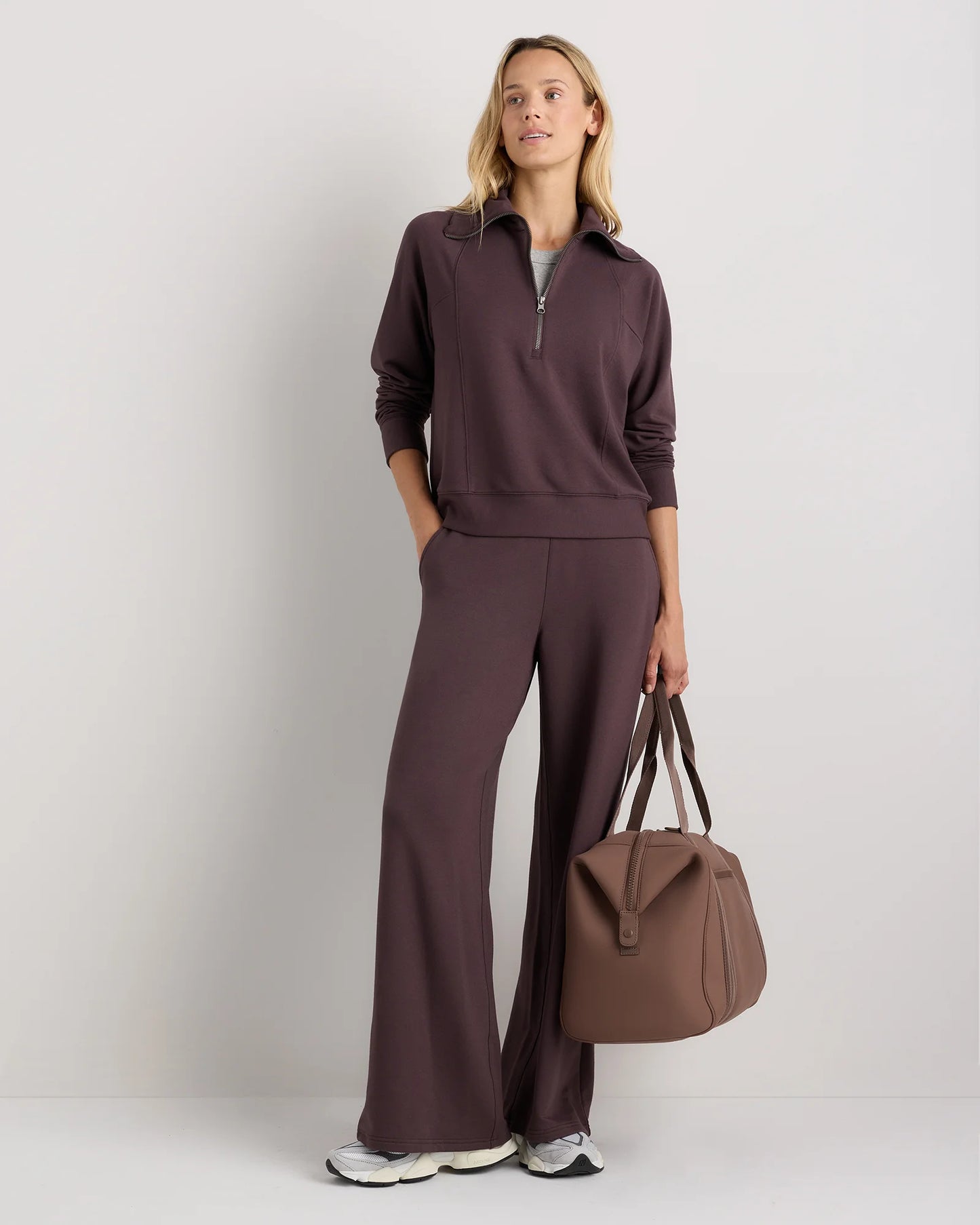 SuperSoft Fleece Half Zip - XS / Dried Fig