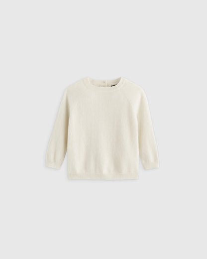 Washable Cashmere Crewneck Sweater - 0-3M / Varsity Red