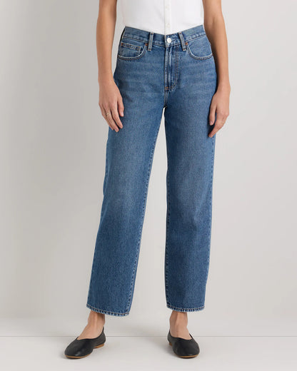 Bella Rigid Straight Jeans - 24 / Powder Blue Raw Hem