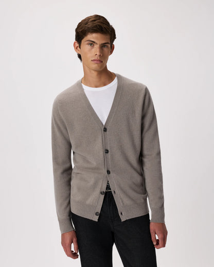 Mongolian Cashmere Cardigan Sweater - S / True Navy