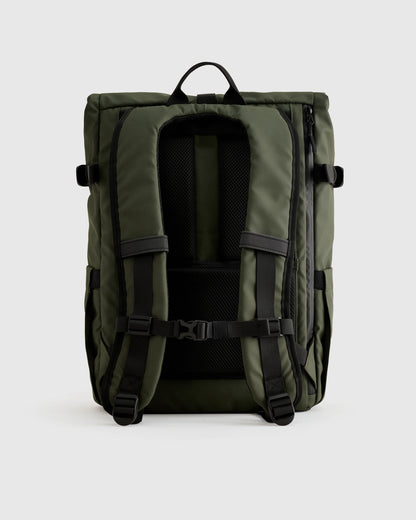 Weather Proof Roll-Top Backpack - One Size / Navy