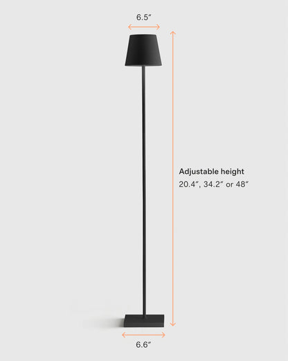 Poldina Pro Rechargeable Floor Lamp by Zafferano - One Size / White