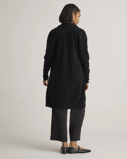 Mongolian Cashmere Duster Cardigan Sweater - XS / Oatmeal