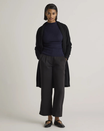 Mongolian Cashmere Duster Cardigan Sweater - XS / Oatmeal
