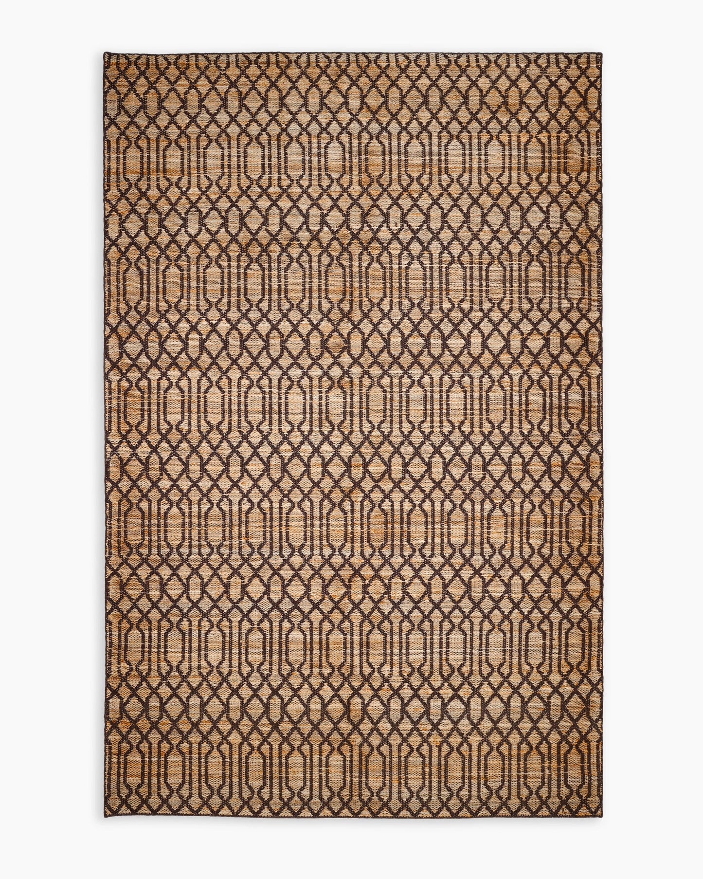 Birch Handwoven Jute-Blend Rug - 5' x 8' / Brown