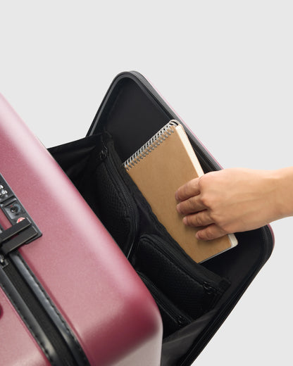 Front Pocket Carry-On Suitcase - One Size / Lavender
