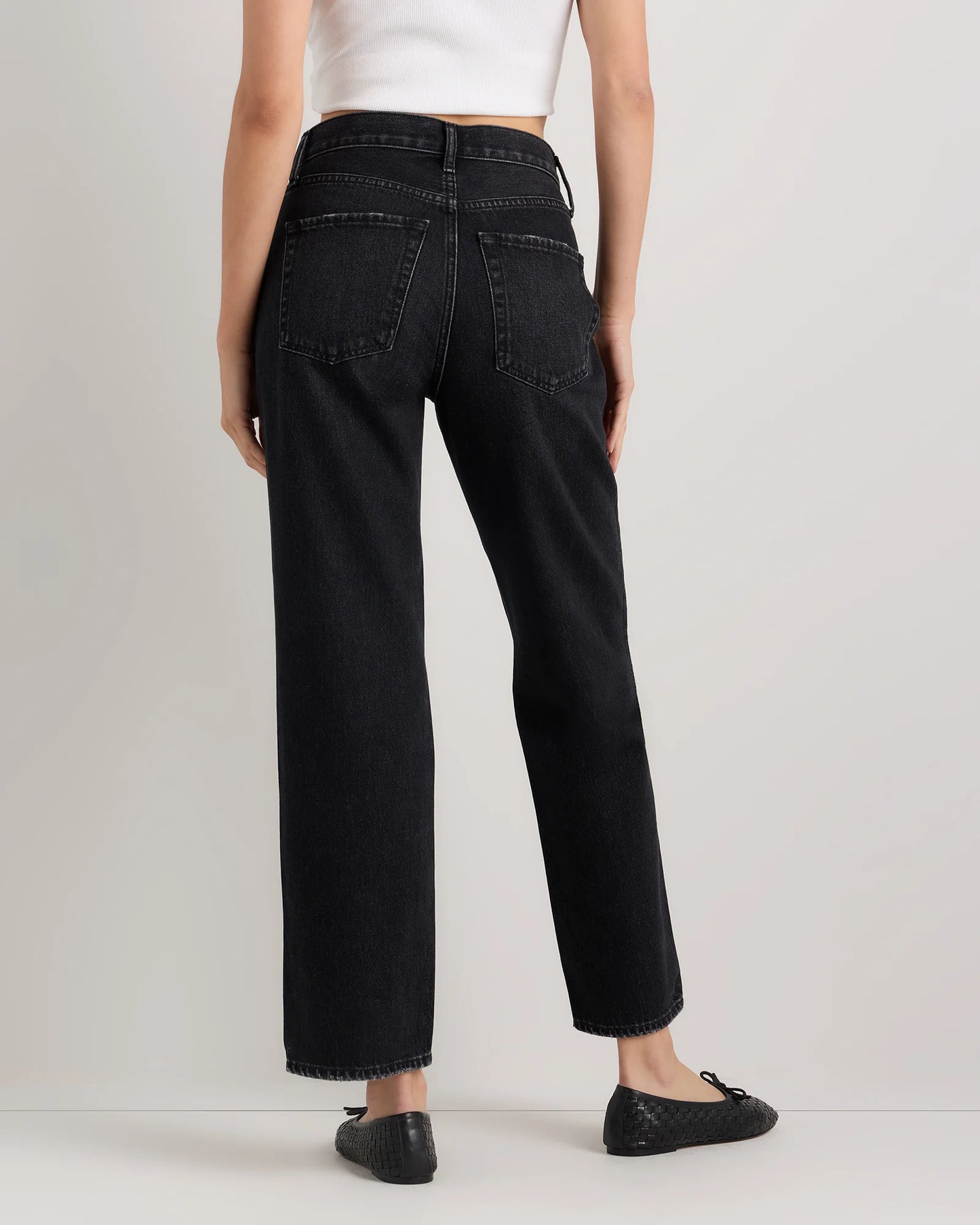 Bella Rigid Straight Jeans - 24 / Powder Blue Raw Hem