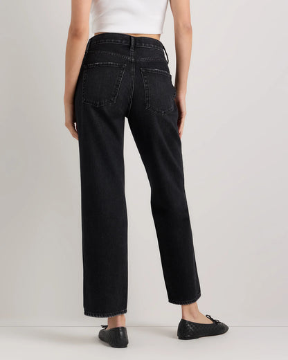 Bella Rigid Straight Jeans - 24 / Powder Blue Raw Hem