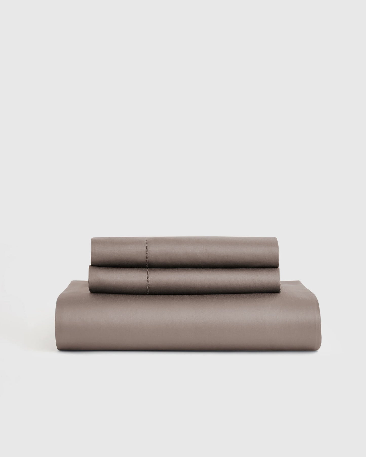 Signature Giza Cotton Sateen Fitted Sheet Set - Twin / Mineral