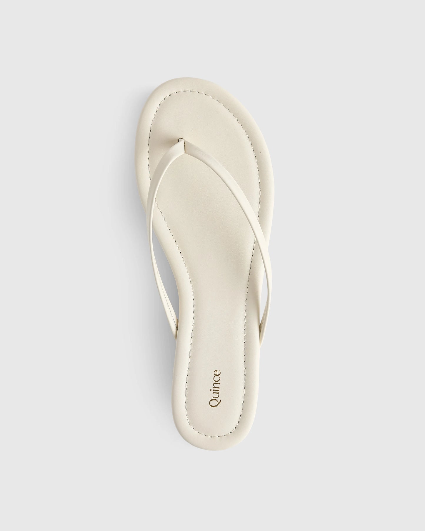 Italian Leather Flip Flops - 5 / Black