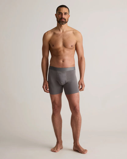 Organic Cotton 4'' Trunk (3-pack) - XS / Light Grey