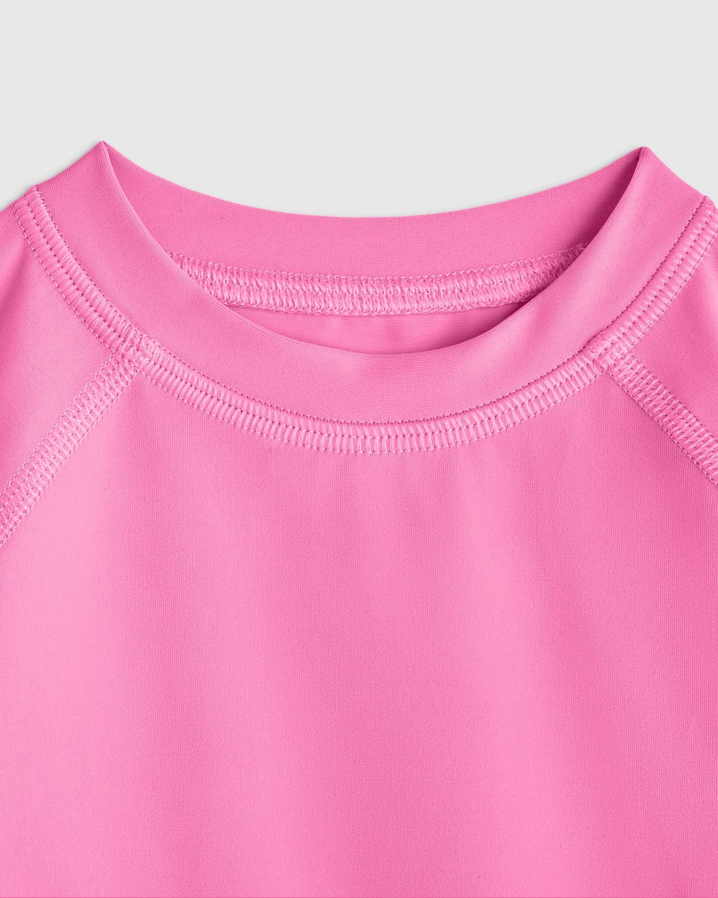 Long Sleeve Raglan Rash Guard - 6-9M / Island Aqua