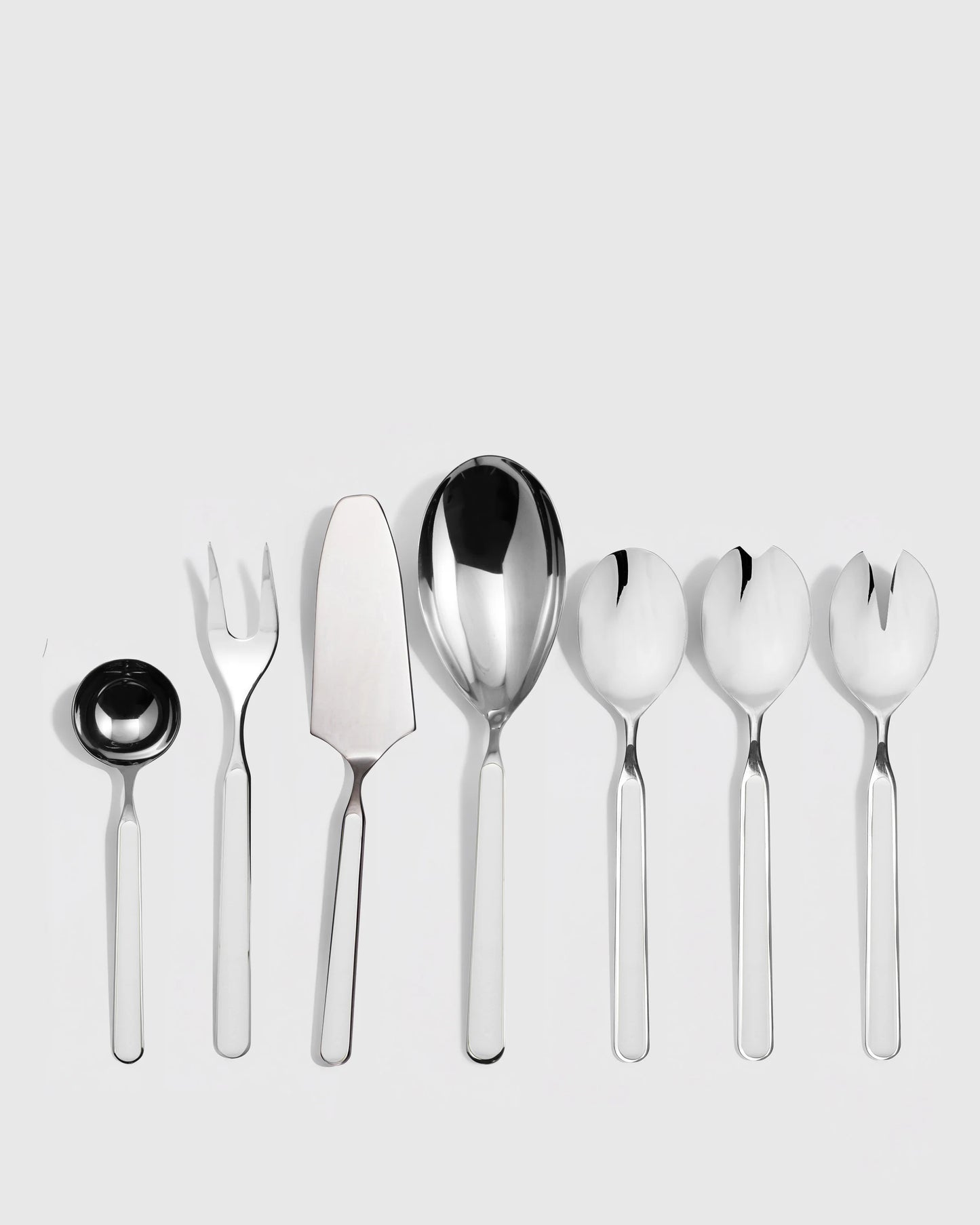 Fantasia 7-Pc Serving Utensil Set by Mepra - One Size / Porcelain