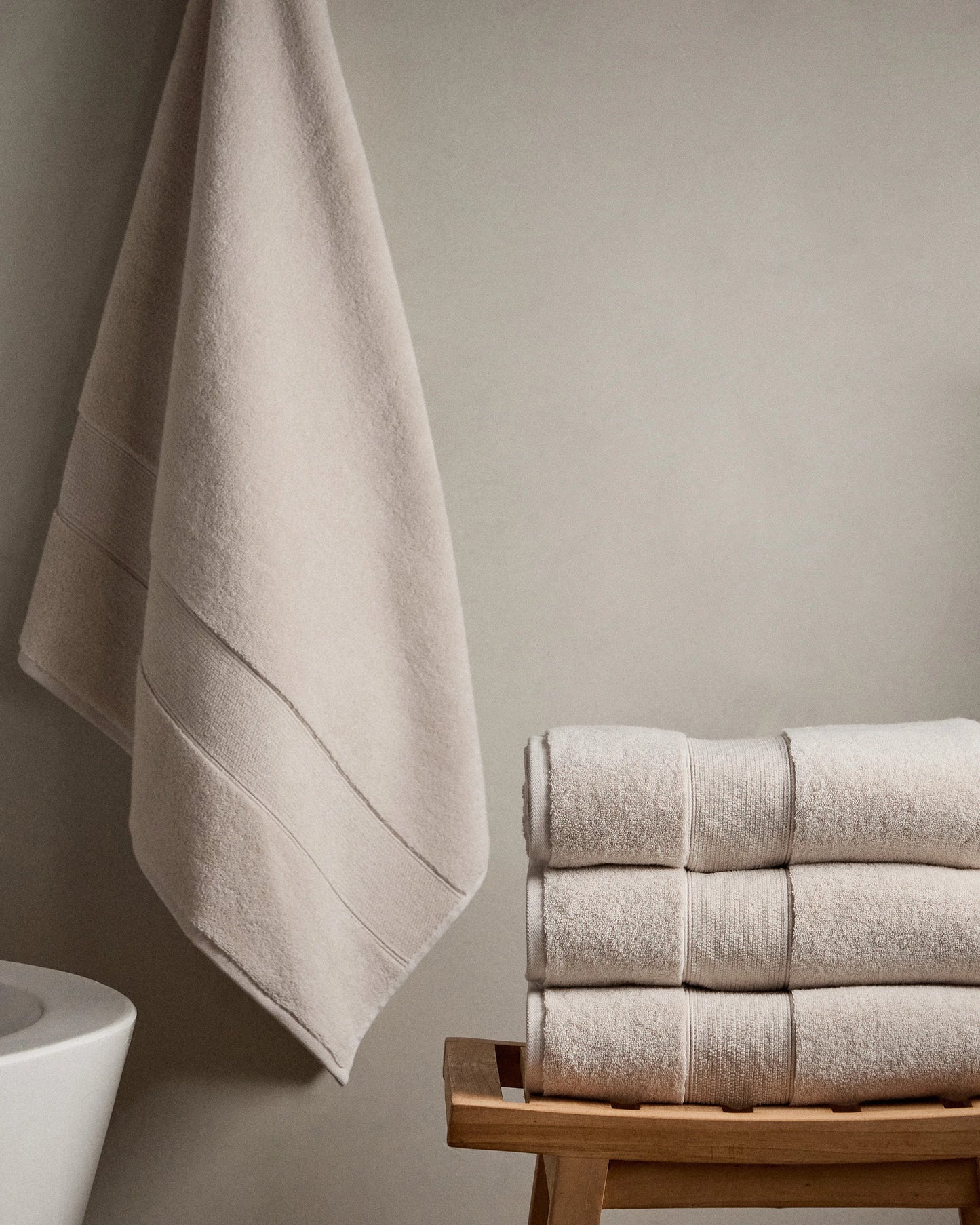 Classic Organic Turkish Cotton Bath Bundle (4 pieces) - One Size / White