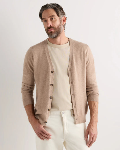 Mongolian Cashmere Cardigan Sweater - S / True Navy