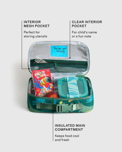 Recycled Lunch Box - One Size / Rainbow Clouds