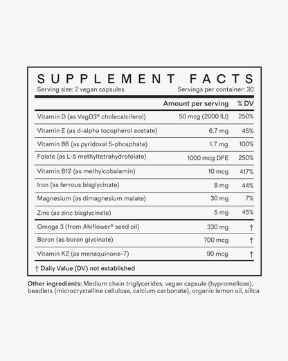 Women's Essential Multivitamin - 30 Servings / No Color