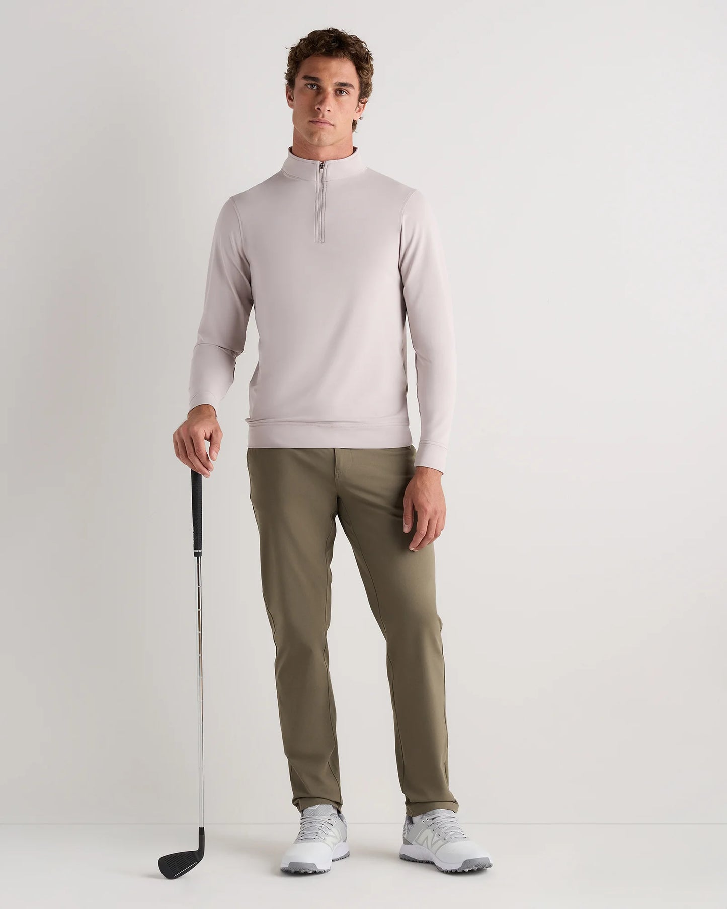 Performance Golf Quarter-Zip - S / Granite Grey