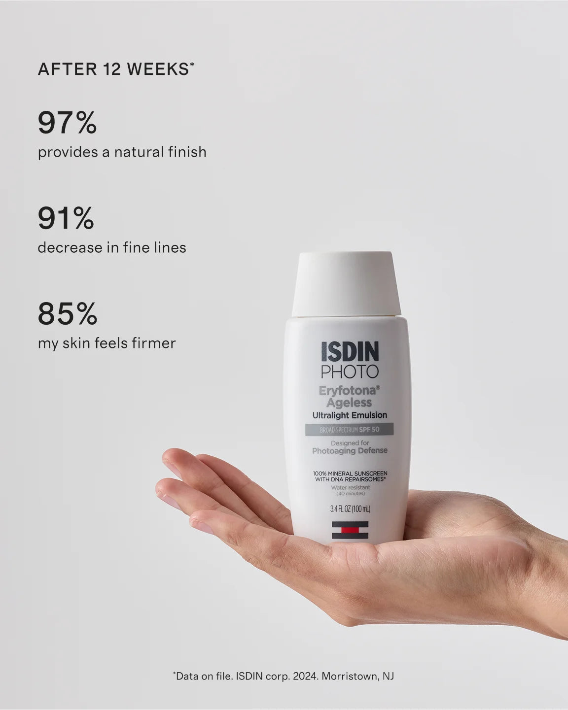 Eryfotona Ageless Ultralight Tinted Mineral Sunscreen SPF 50 by ISDIN - One Size / No Color
