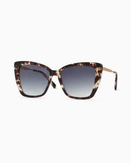 Ishara Polarized Acetate Sunglasses - One Size / Sand Tortoise with Grey Gradient lens