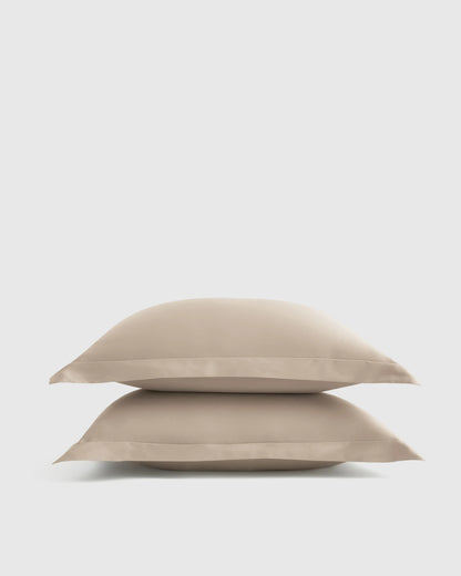 Signature Giza Cotton Sateen Sham Set - Standard / White