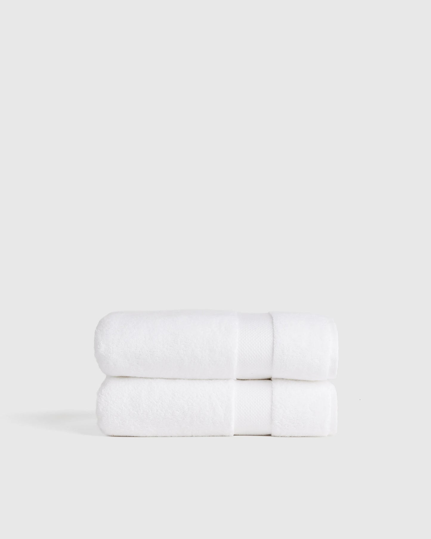 Turkish Ultra Plush Bath Towel (Set of 2) - One Size / White