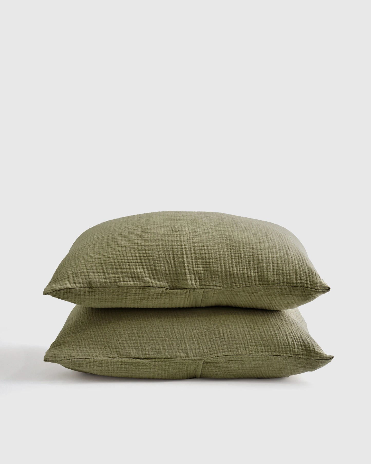 Organic Cotton Gauze Sham Set - Standard / Dried Sage