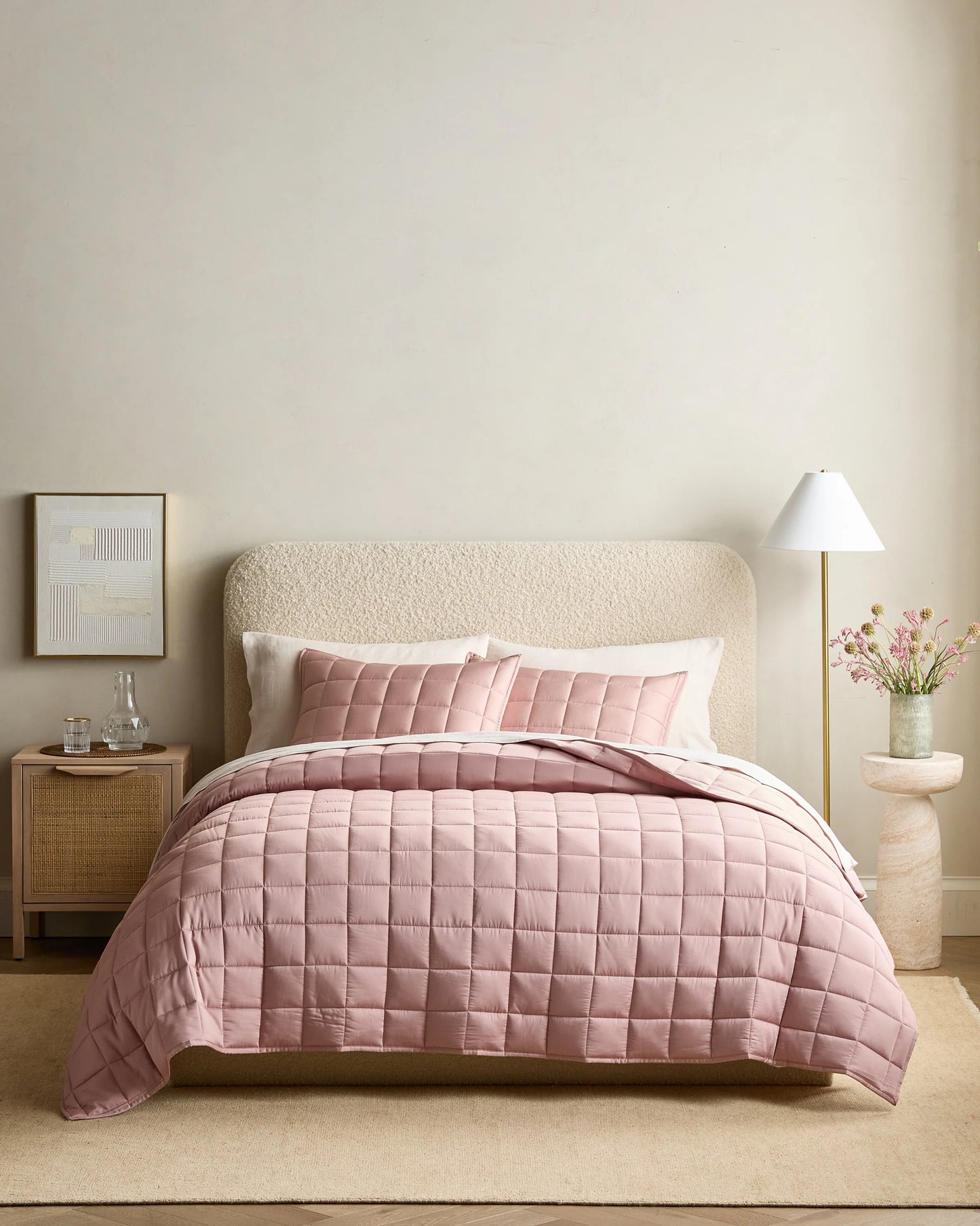 Bamboo Box Quilt - Twin / Sage