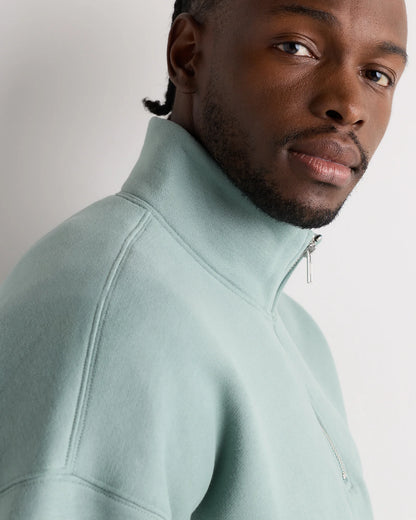 Everyday Fleece Quarter-Zip Sweatshirt - S / Coastal Sage
