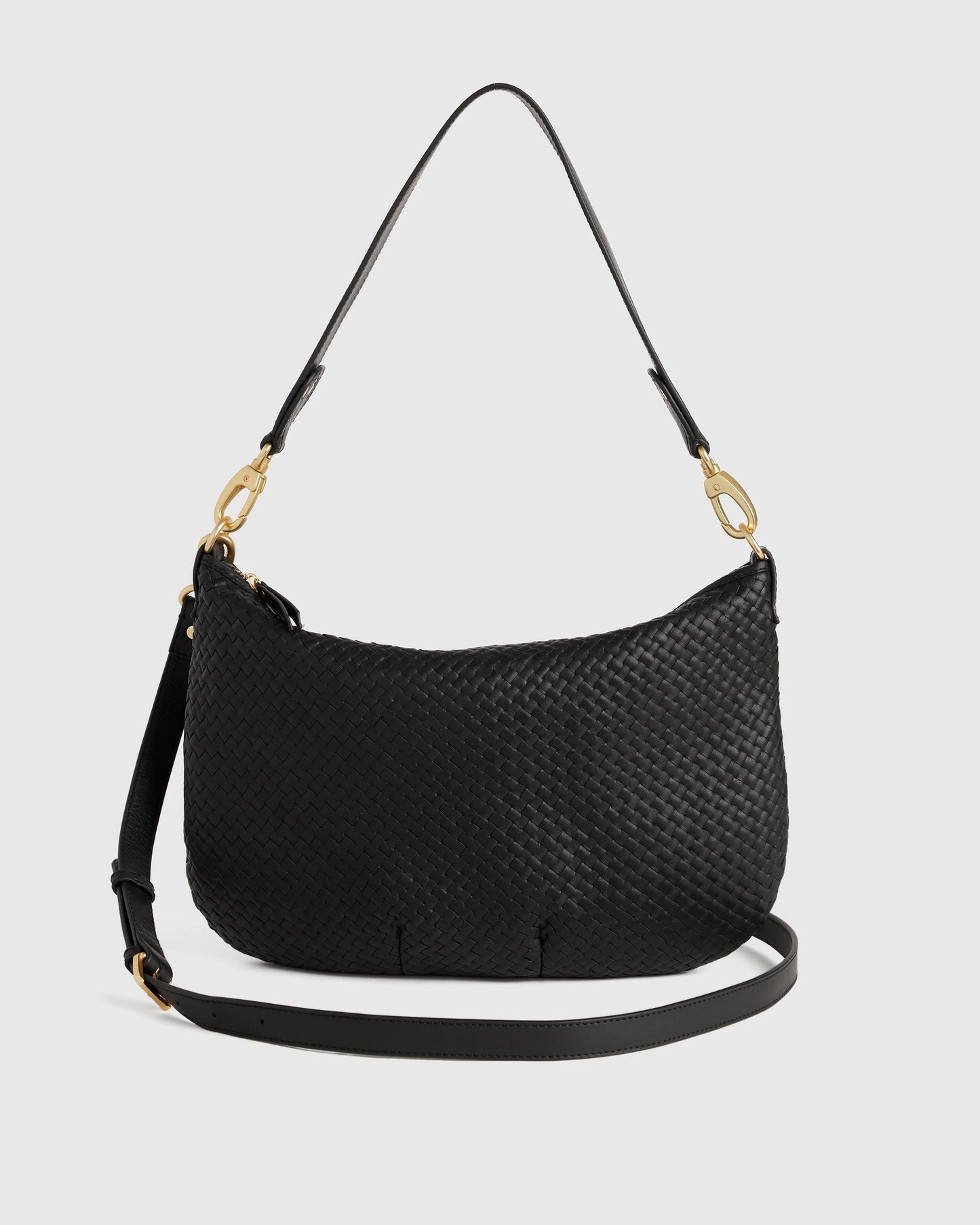 Sloane Handwoven Shoulder Bag - One Size / Cognac