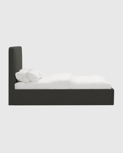 100% Linen Curved Bed - Full / Canvas